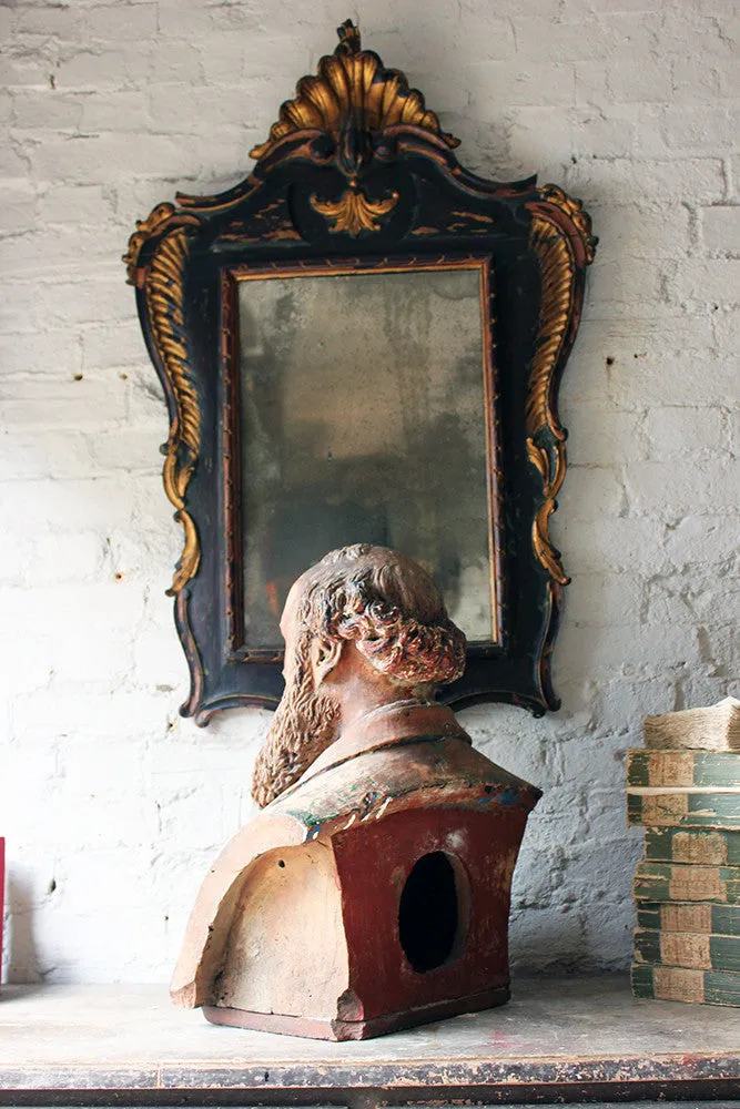 A Decorative Mid-Victorian Terracotta Bust of a Bearded Gentleman Signed ‘A.COKE 1871’