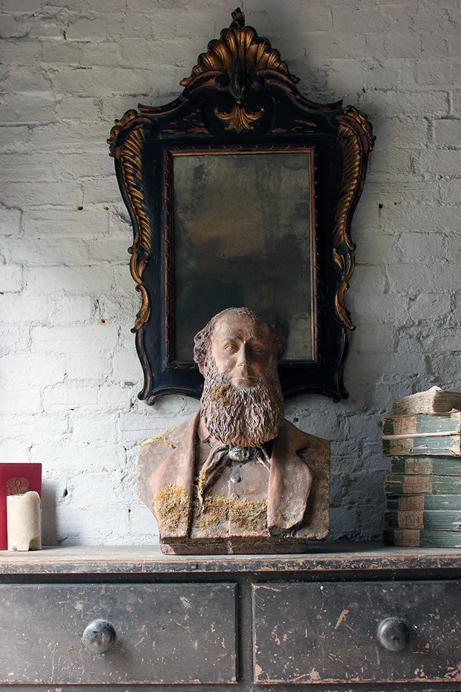 A Decorative Mid-Victorian Terracotta Bust of a Bearded Gentleman Signed ‘A.COKE 1871’