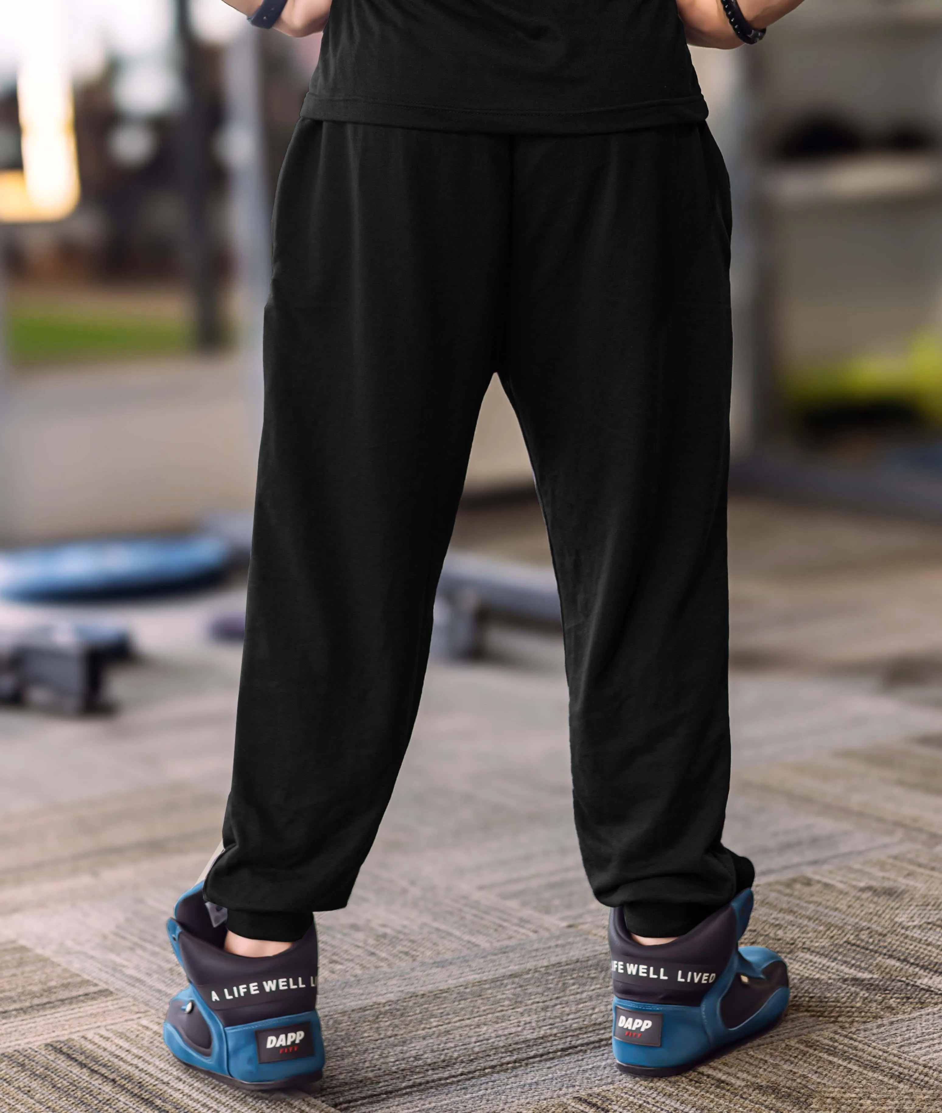 Always Hungry Oversized GymX Joggers: Black