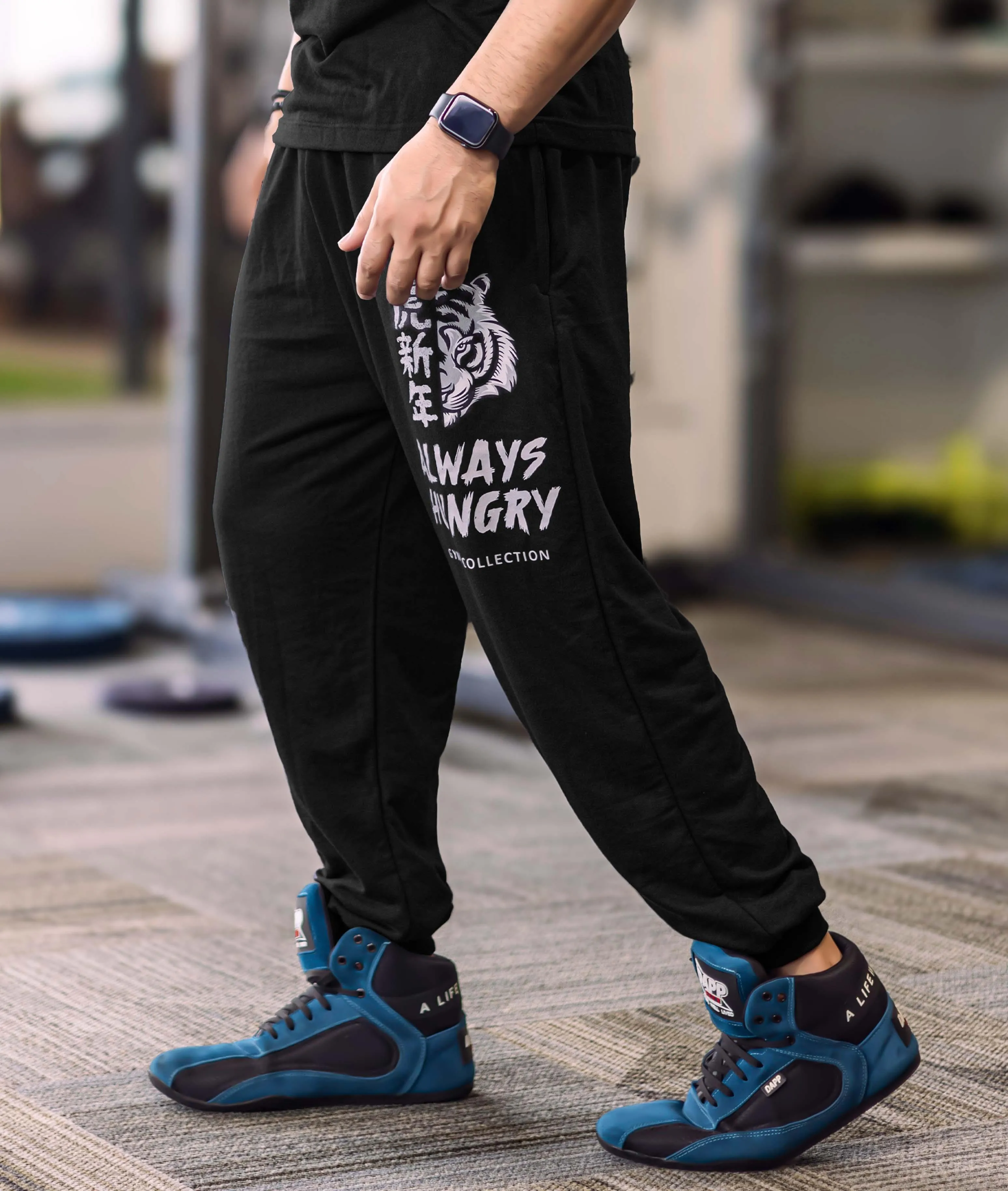 Always Hungry Oversized GymX Joggers: Black