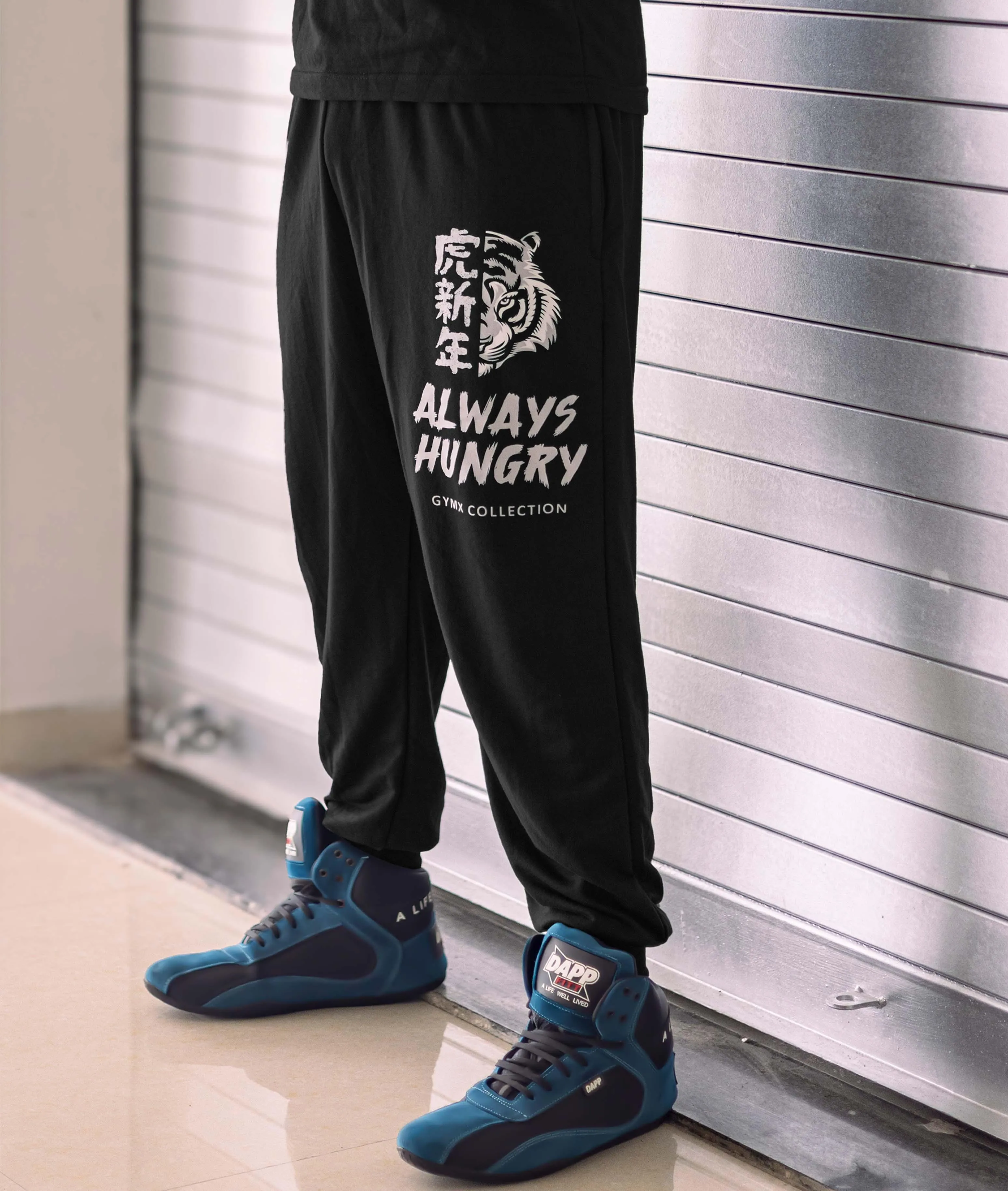 Always Hungry Oversized GymX Joggers: Black