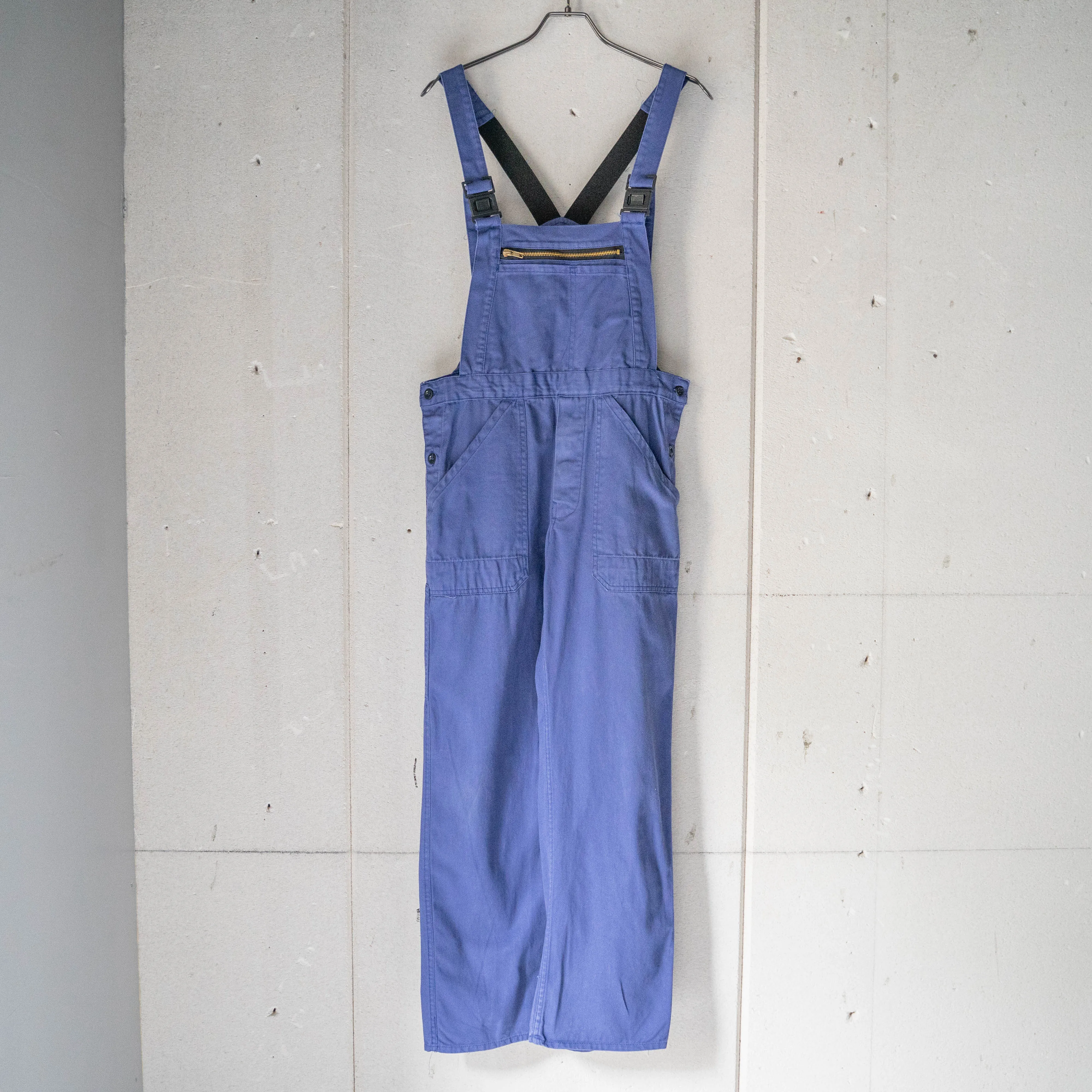 around 1980s Germany navy color cotton twill overall