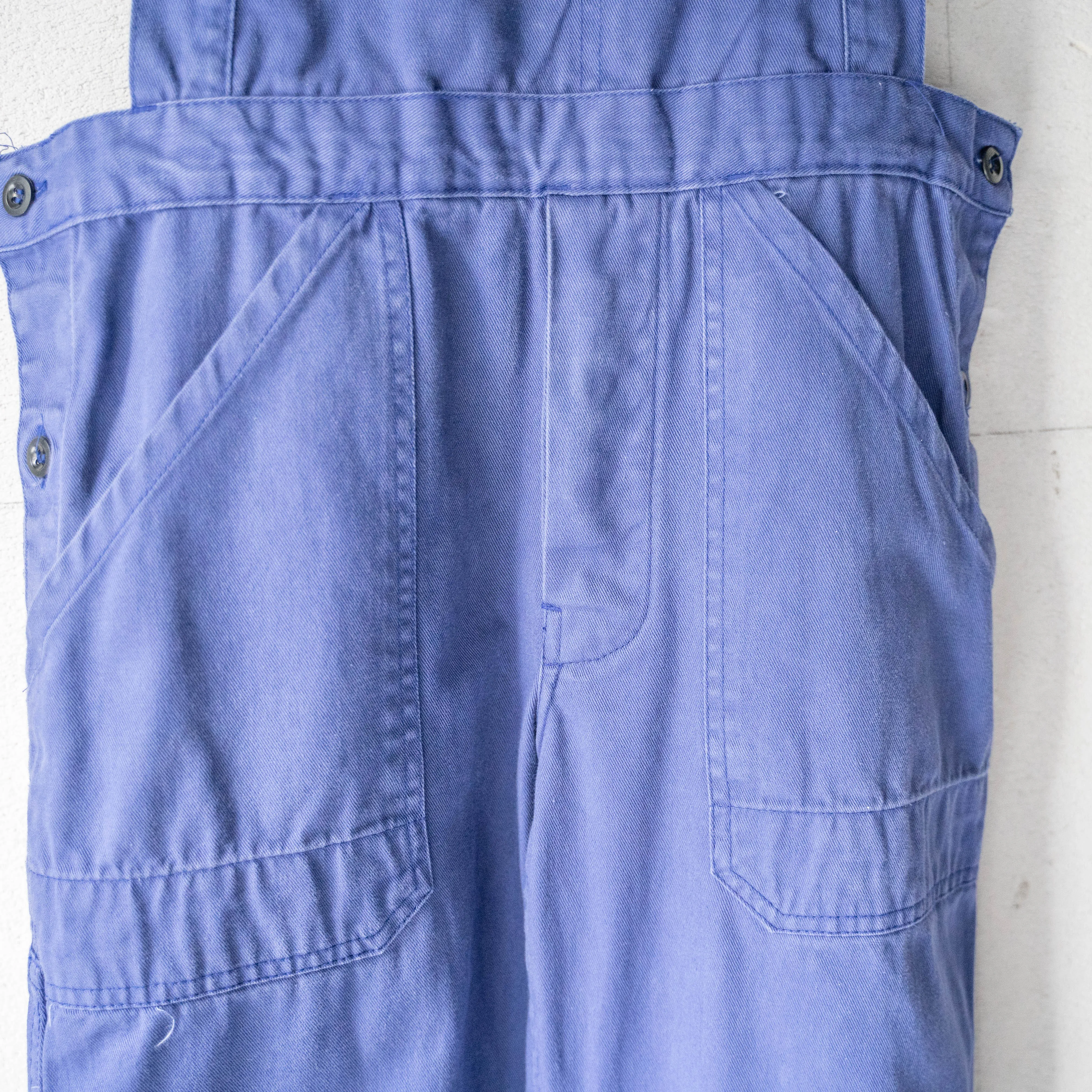 around 1980s Germany navy color cotton twill overall