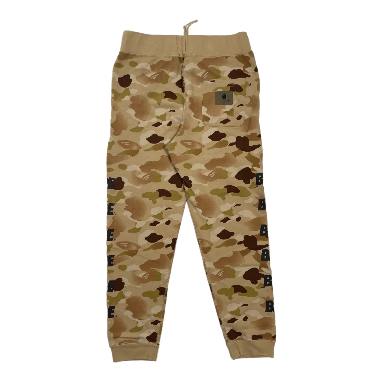 BAPE Side Logo Camo Sweatpants Khaki