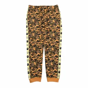 BAPE x MCM Camo Sweatpants Brown Pre-Owned