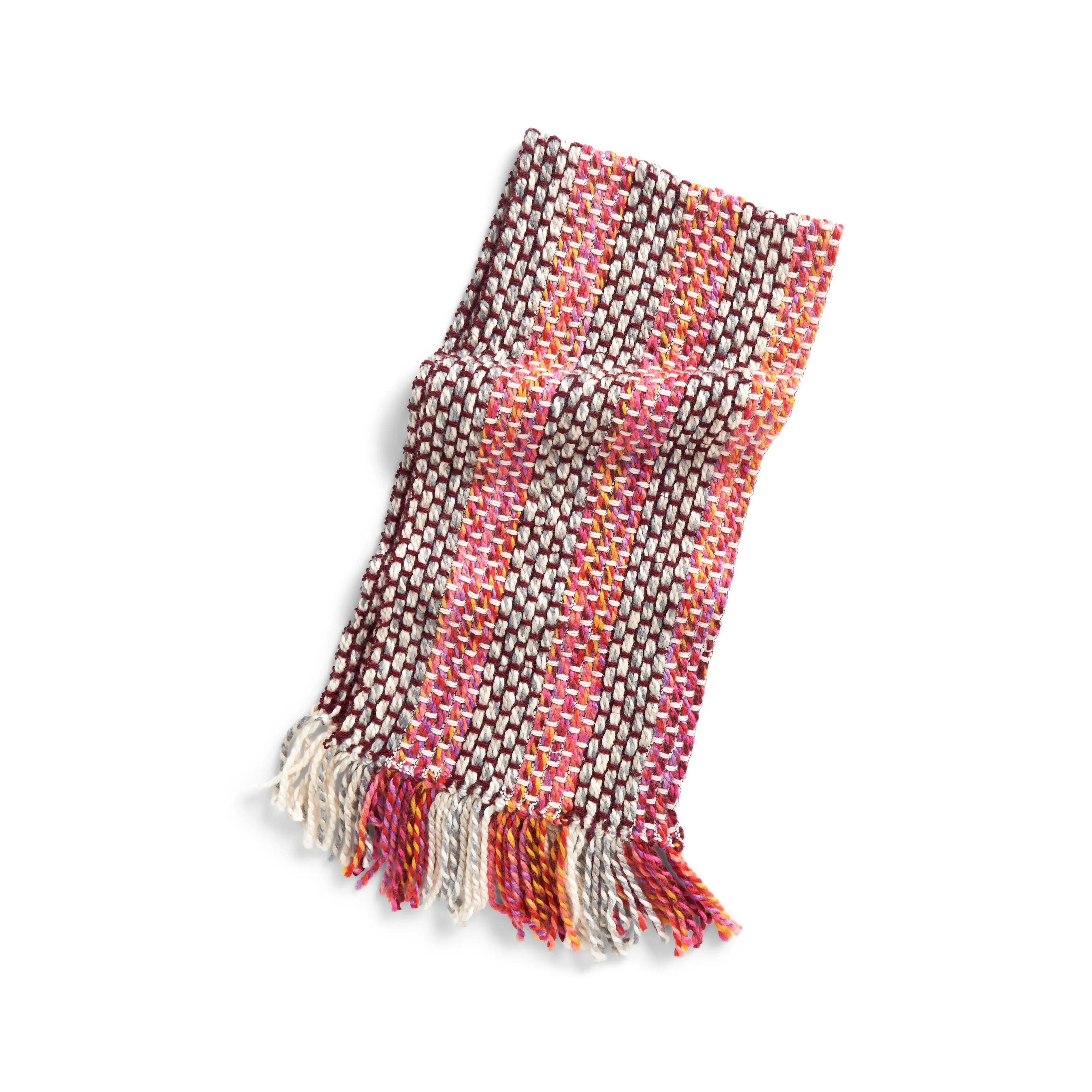 Bernat Striped Weaving Scarf Pattern