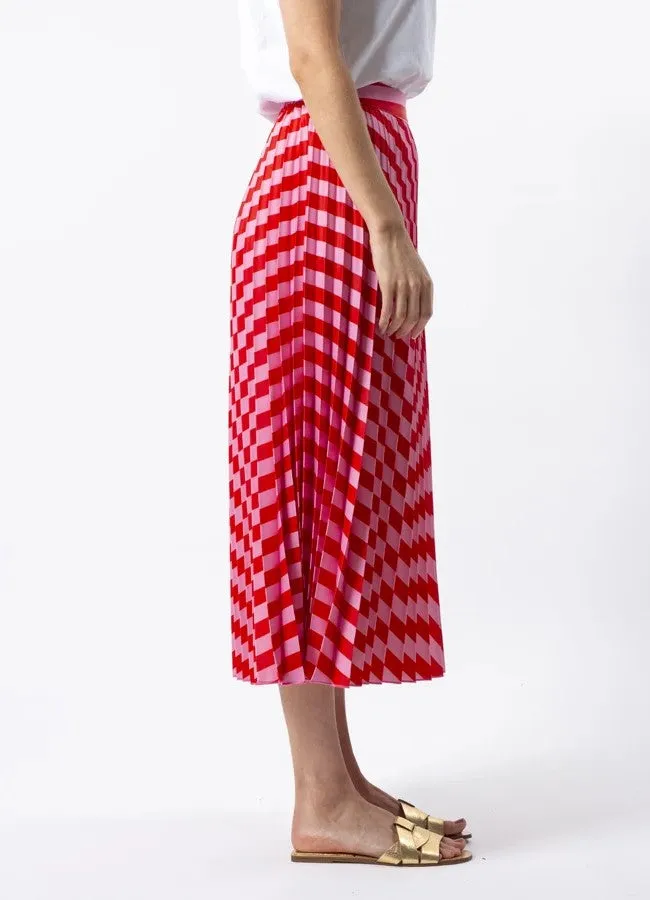 Brigette Skirt - Pink & Red