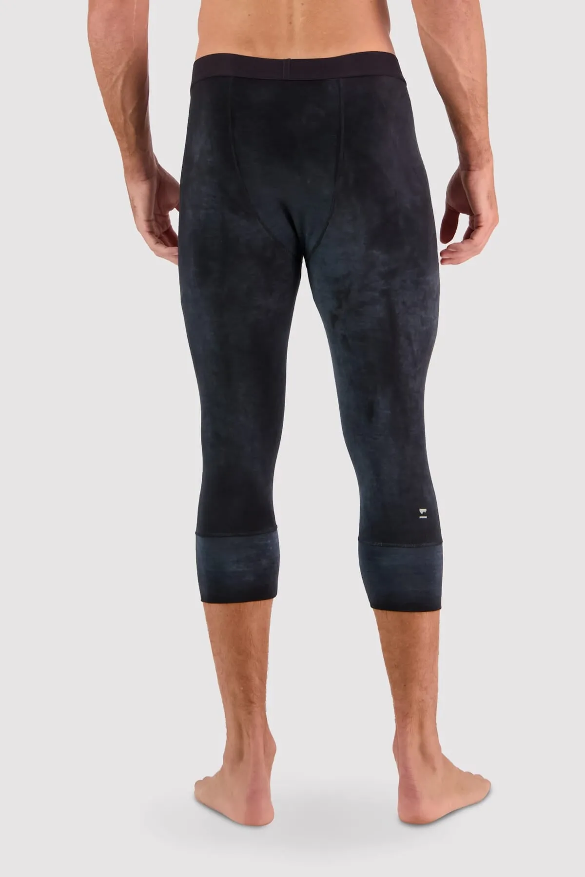 Cascade Merino Base Layer 3/4 Legging - Storm Wash