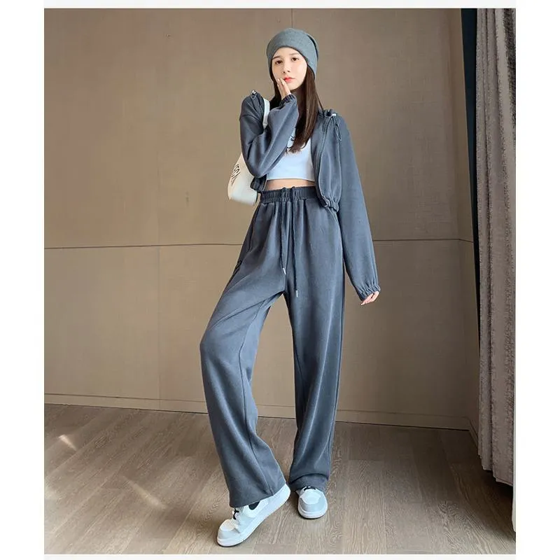 Casual Neutral Banana Plus Sports Loose Fit Sweatpants