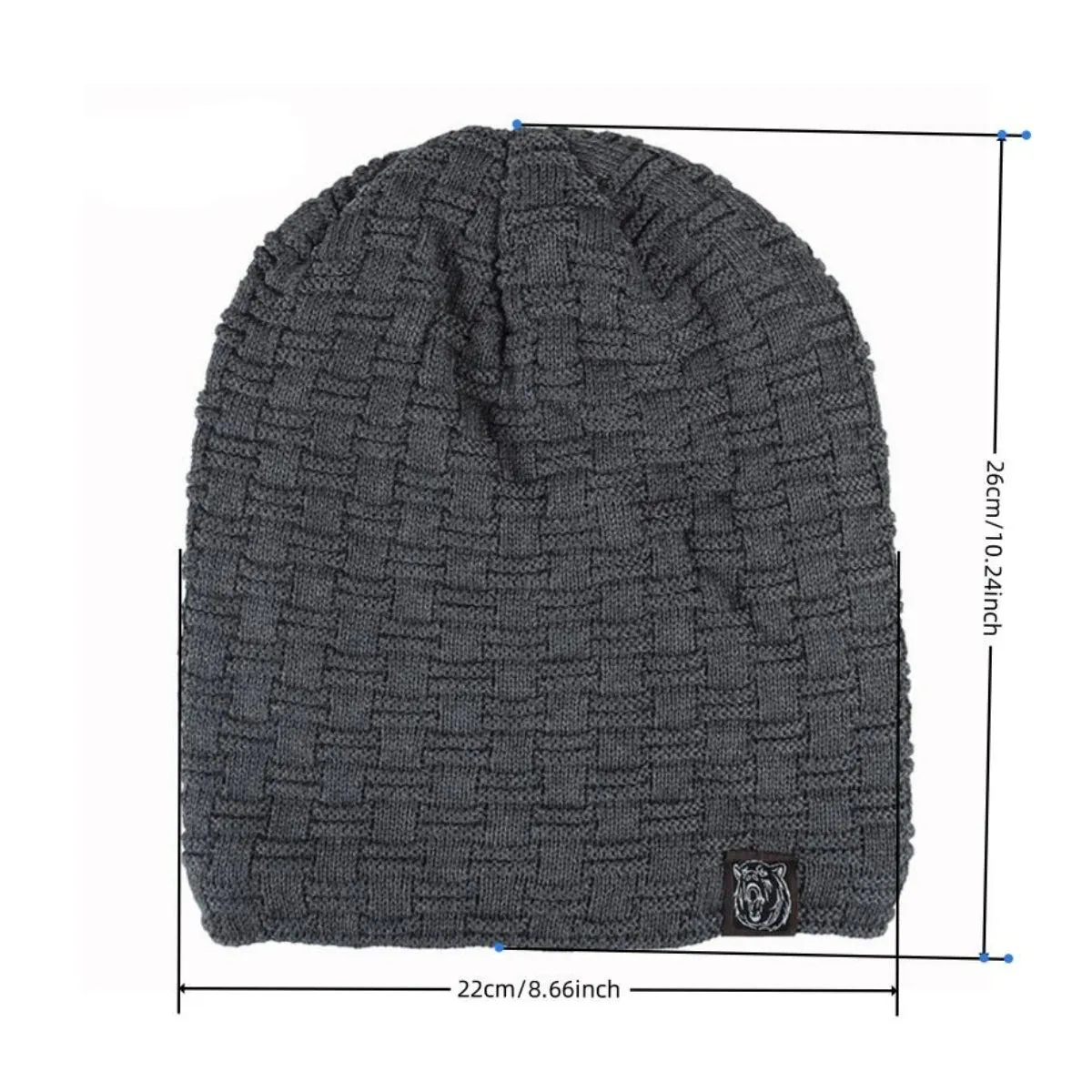 CAUCROP Thick Warm Ski Hat