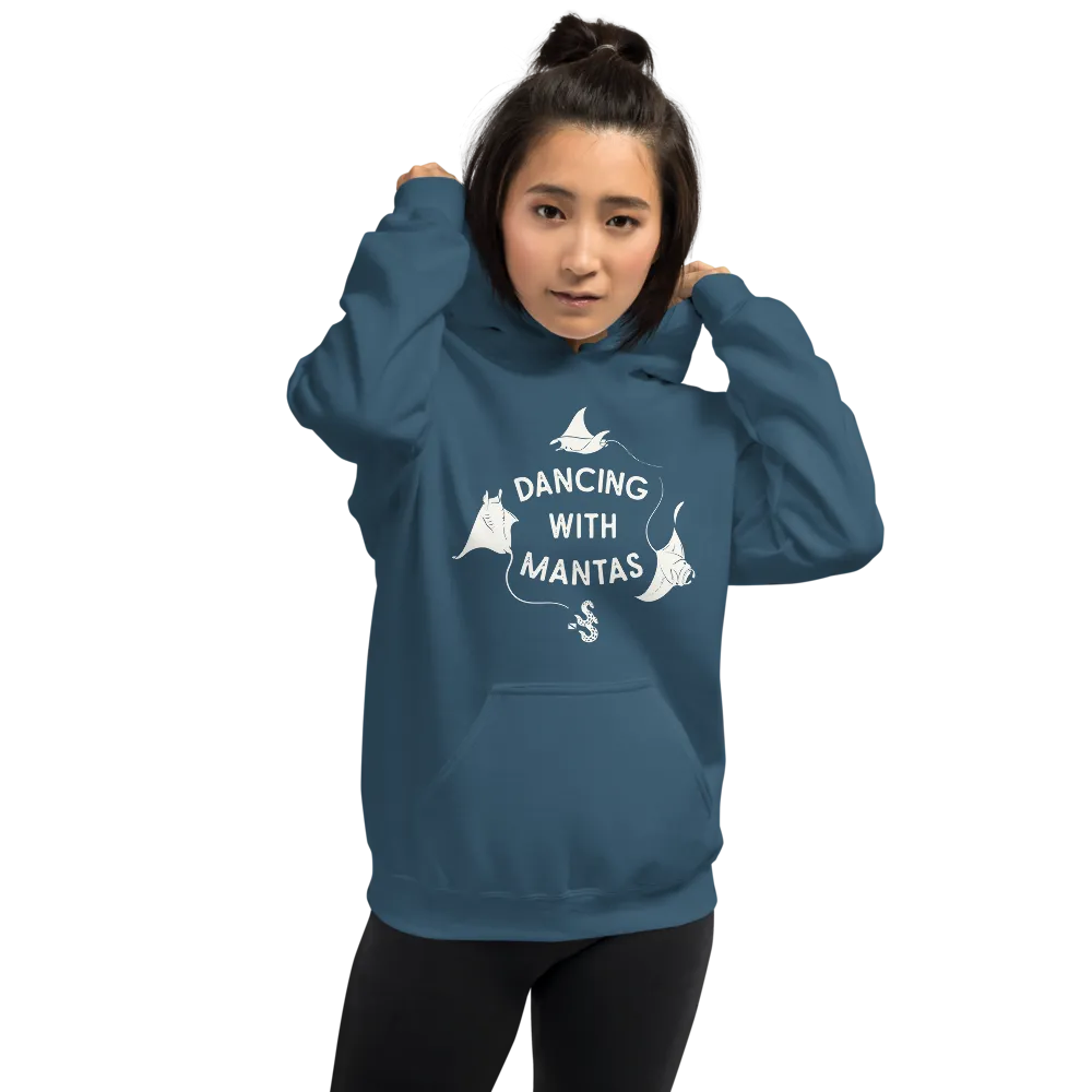 Dancing With Mantas Hoodie - Unisex