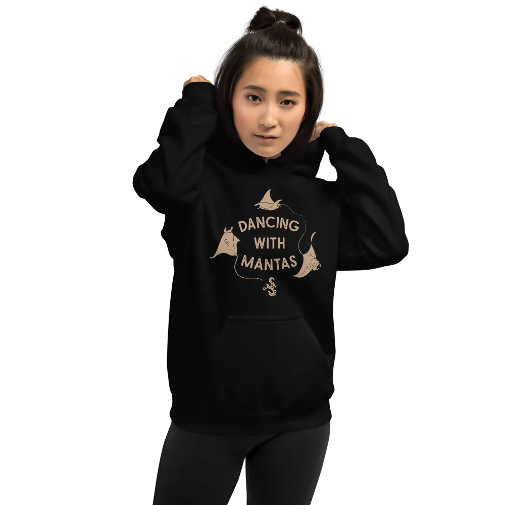 Dancing With Mantas Hoodie - Unisex