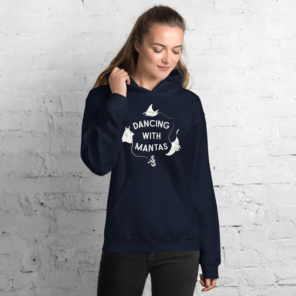 Dancing With Mantas Hoodie - Unisex