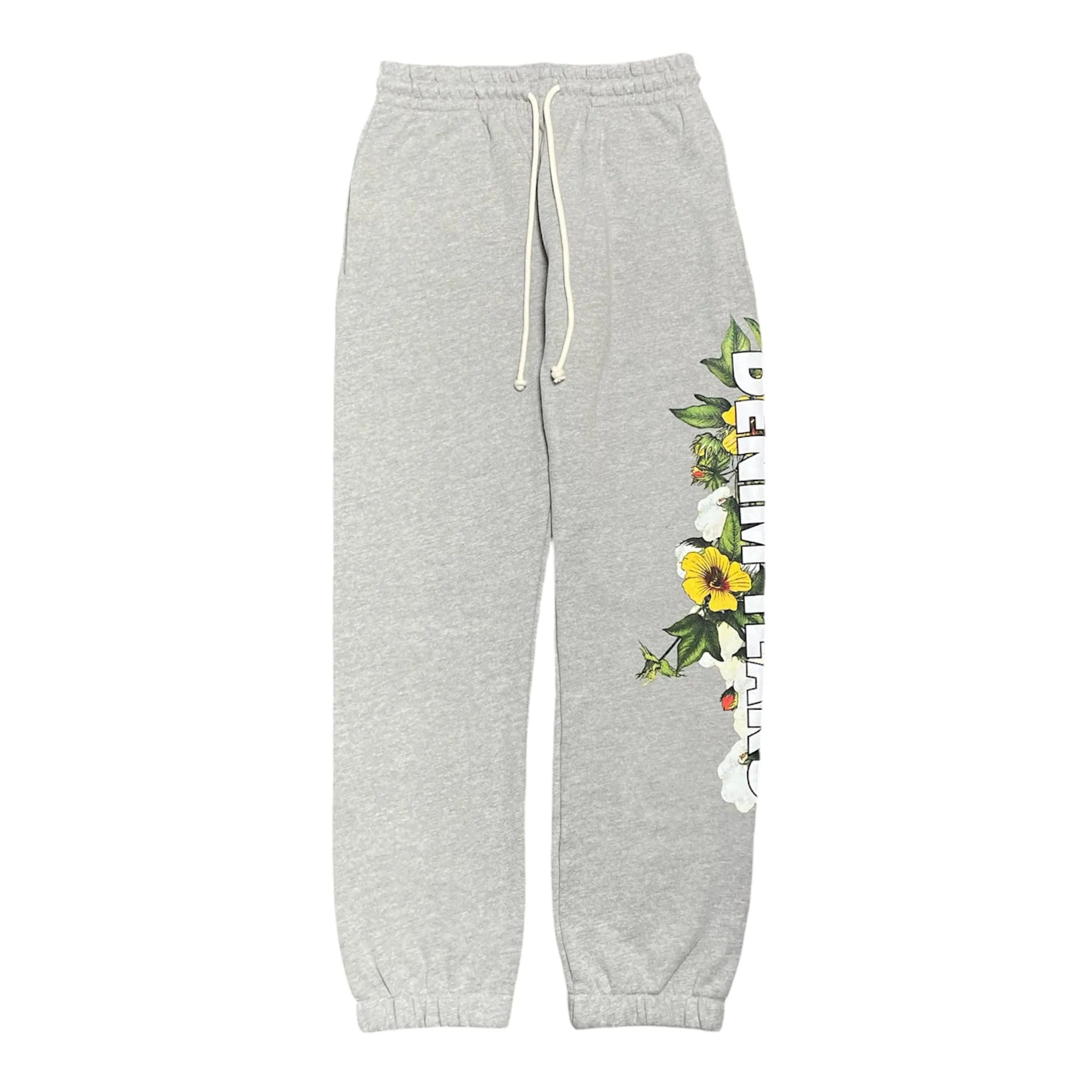 Denim Tears Floral Logo Sweatpants Grey