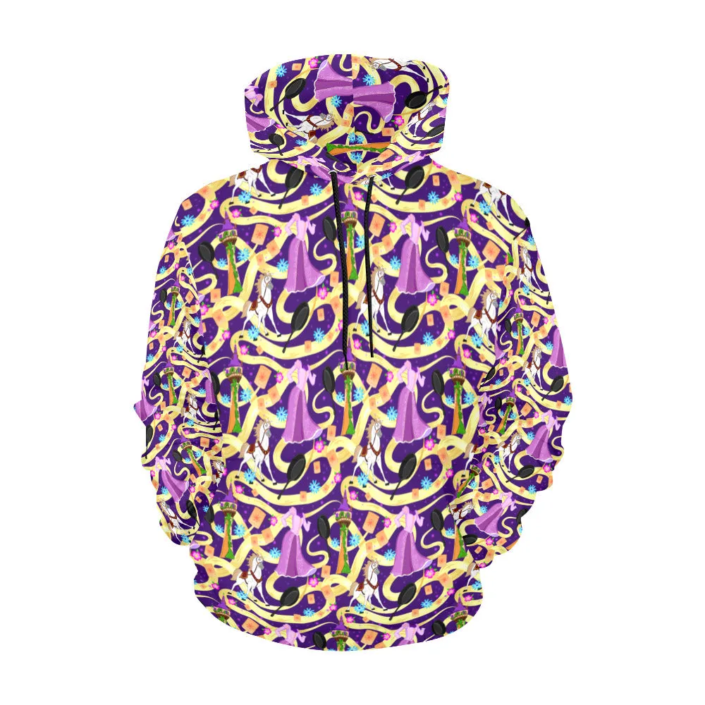 Disney Tangled Rapunzel Punzy Hair Hoodie for Women