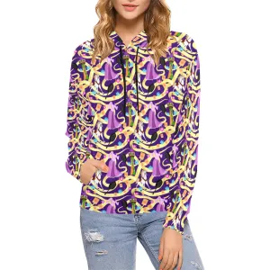 Disney Tangled Rapunzel Punzy Hair Hoodie for Women