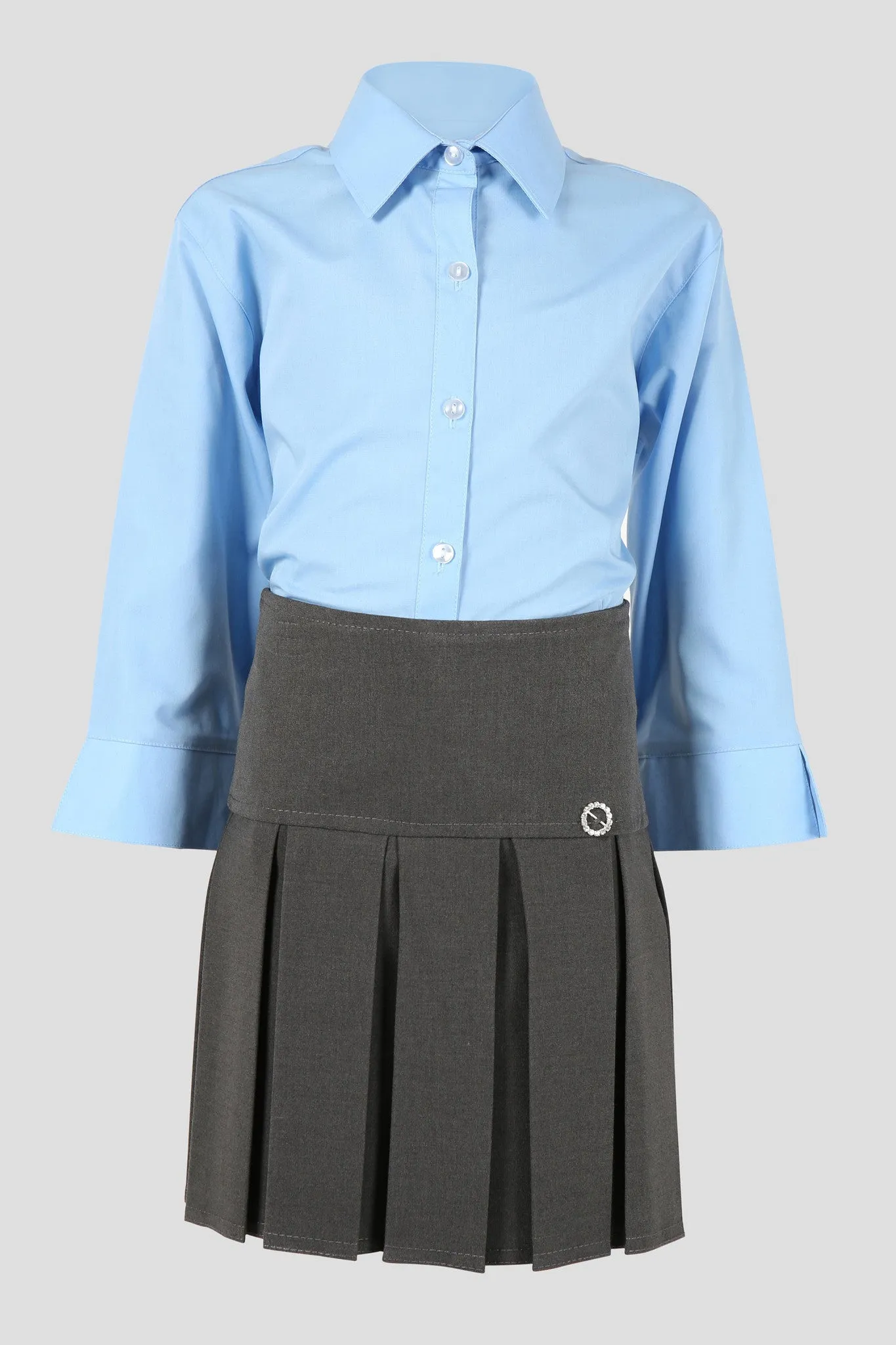 Girls pleated school skirt with diamante detail - Quality school uniforms at the School Clothing Company