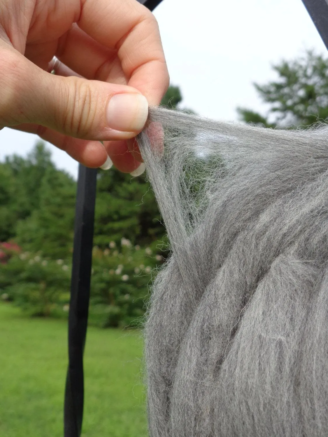 Gray Merino Wool Top Roving Fiber Spinning, Felting, macrime, Crafts  -SALE! 1oz, 2oz, 3oz, 4oz, 5oz, 6oz, 7oz, 8 oz and up