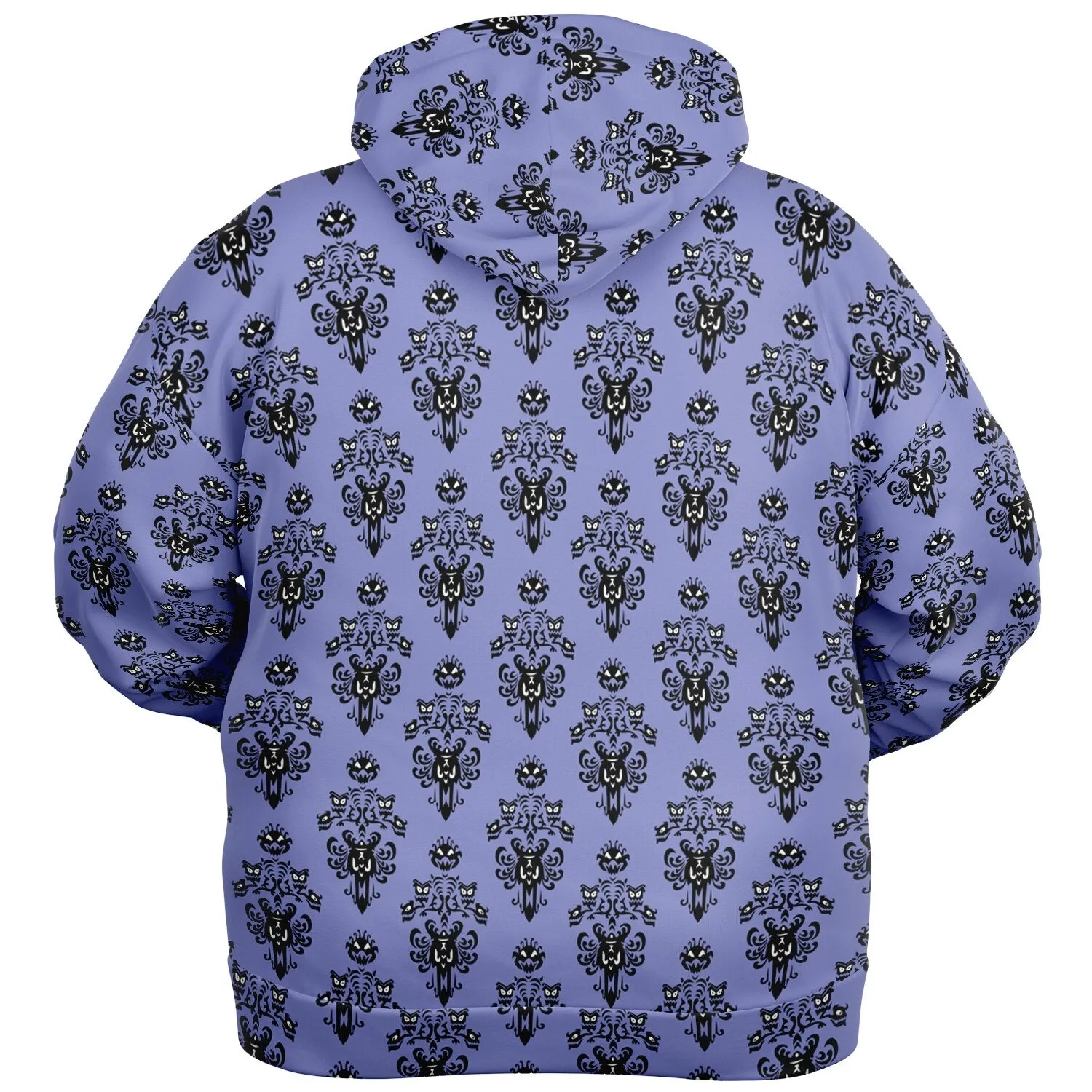 Haunted Mansion Wallpaper Plus-size Unisex Zip Hoodie