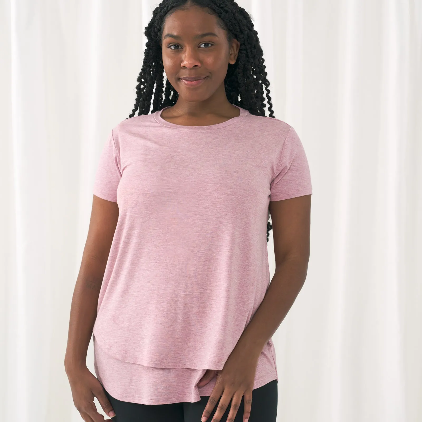 Heather Mauve Women's Nursing Top