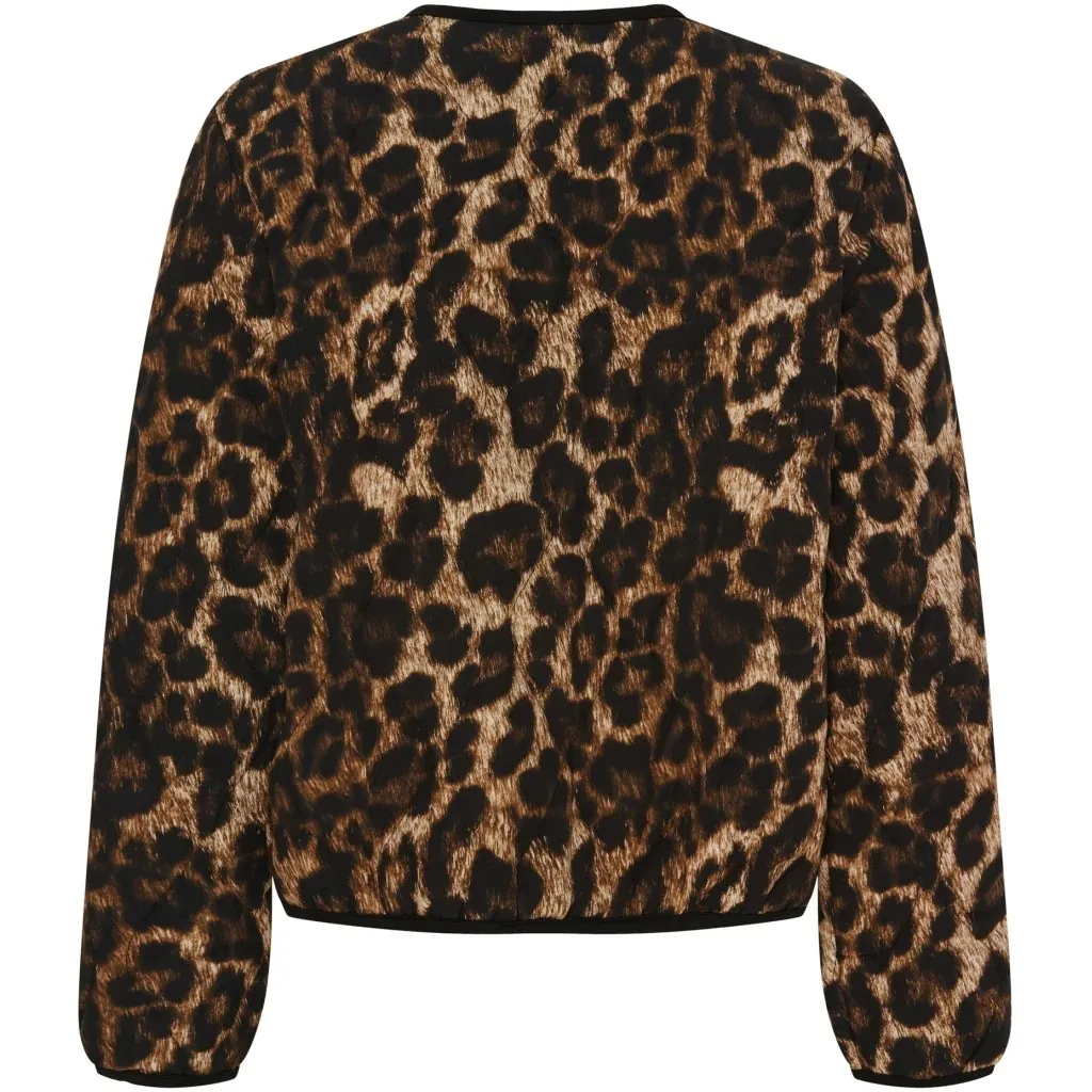 Marta Du Chateau Leopard Quilted Jacket