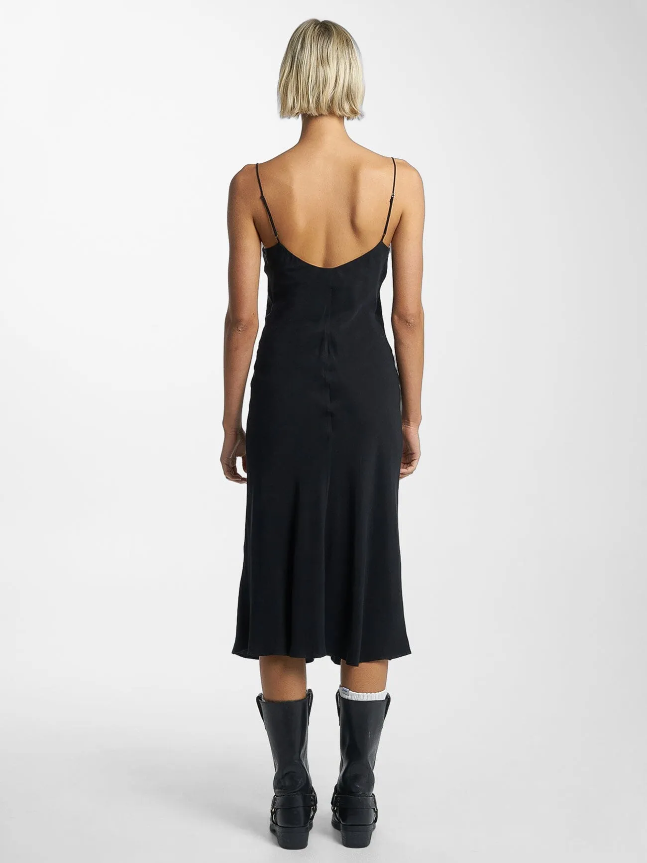 Natalia Slip Dress - Antique Black