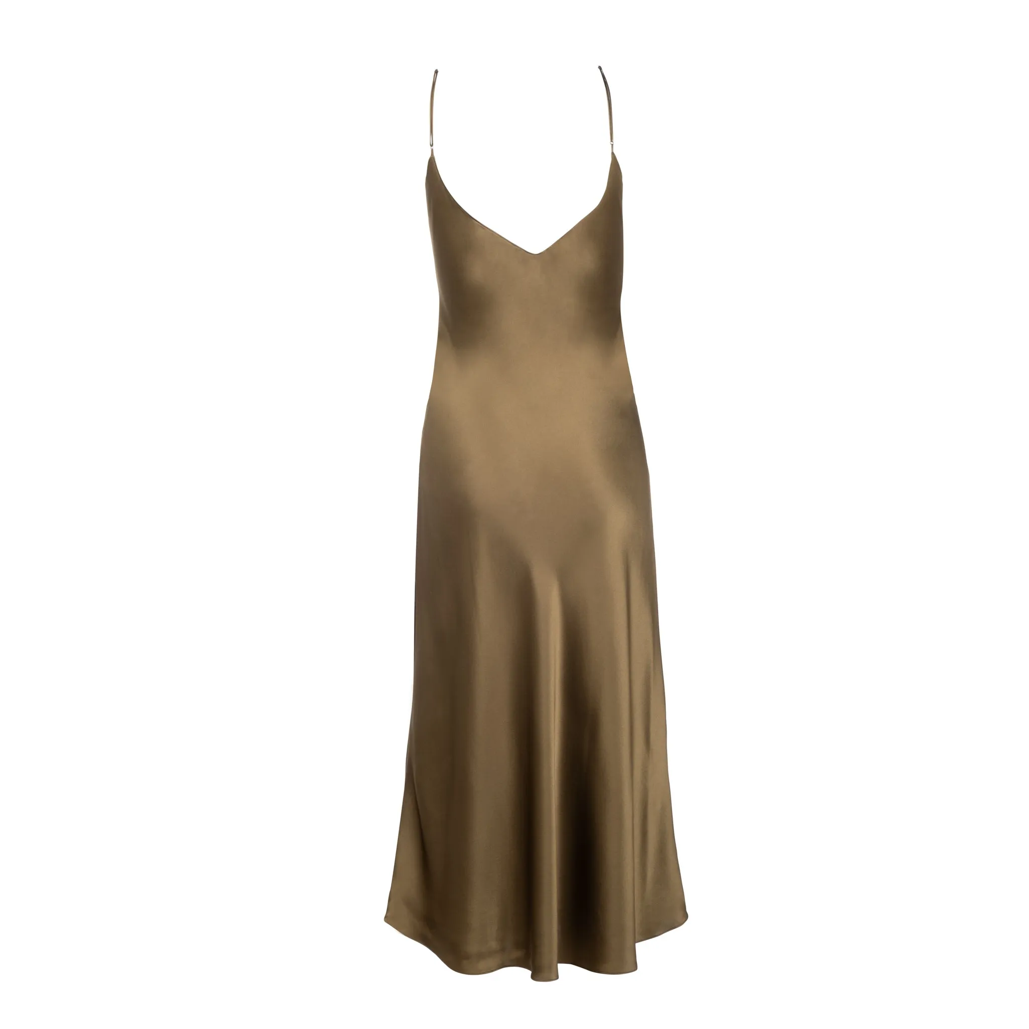 New Moss Midi Slip Dress