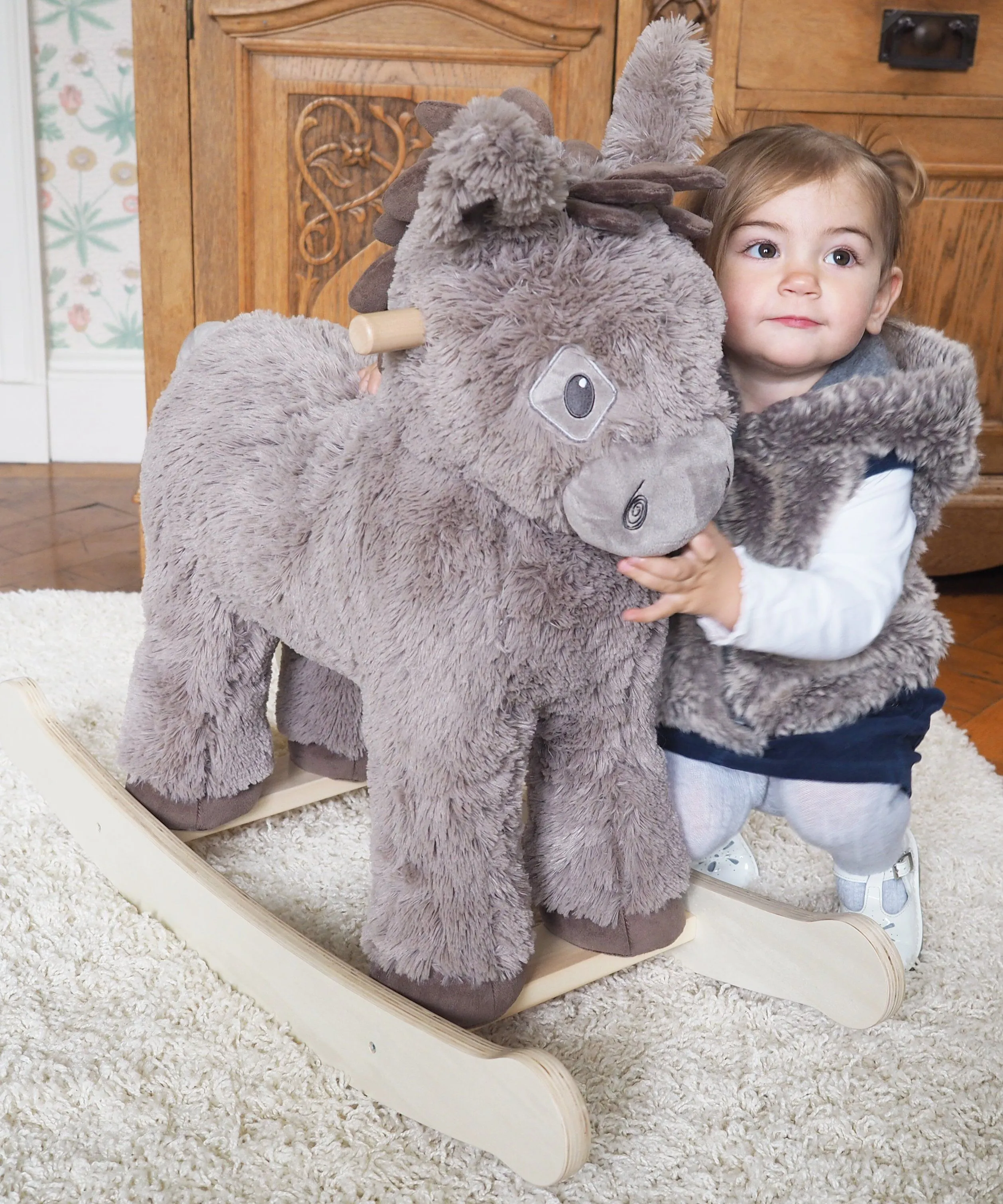 Norbert Rocking Donkey Animal for 12 months old by Little Bird Told Me