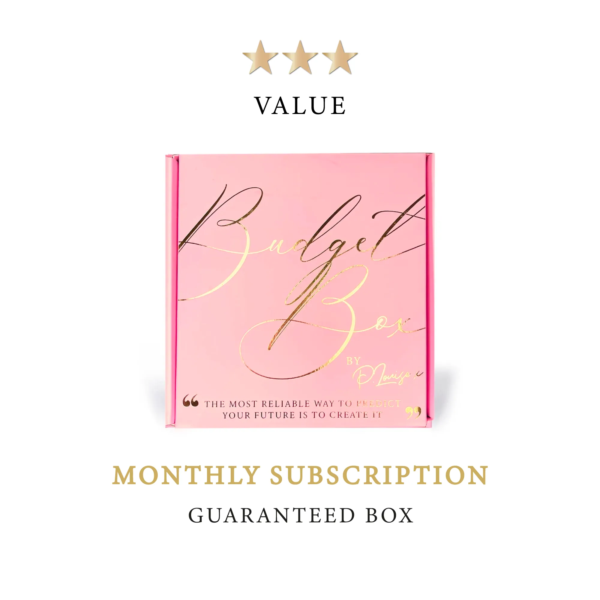 P.Louise Budget Box (Monthly Subscription) Start Date November