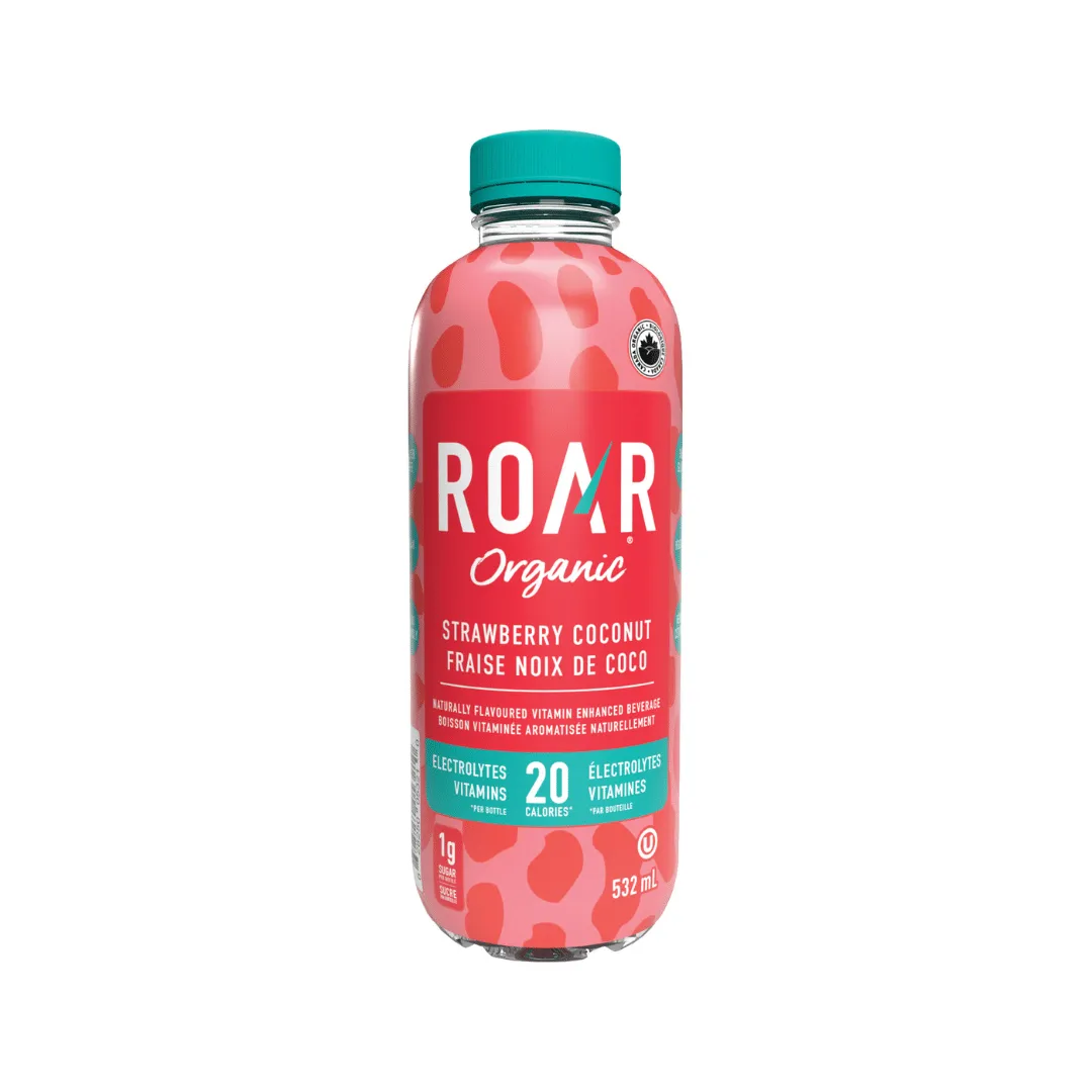 Roar Organic Hydration Drinks - Strawberry Coconut (532ml)