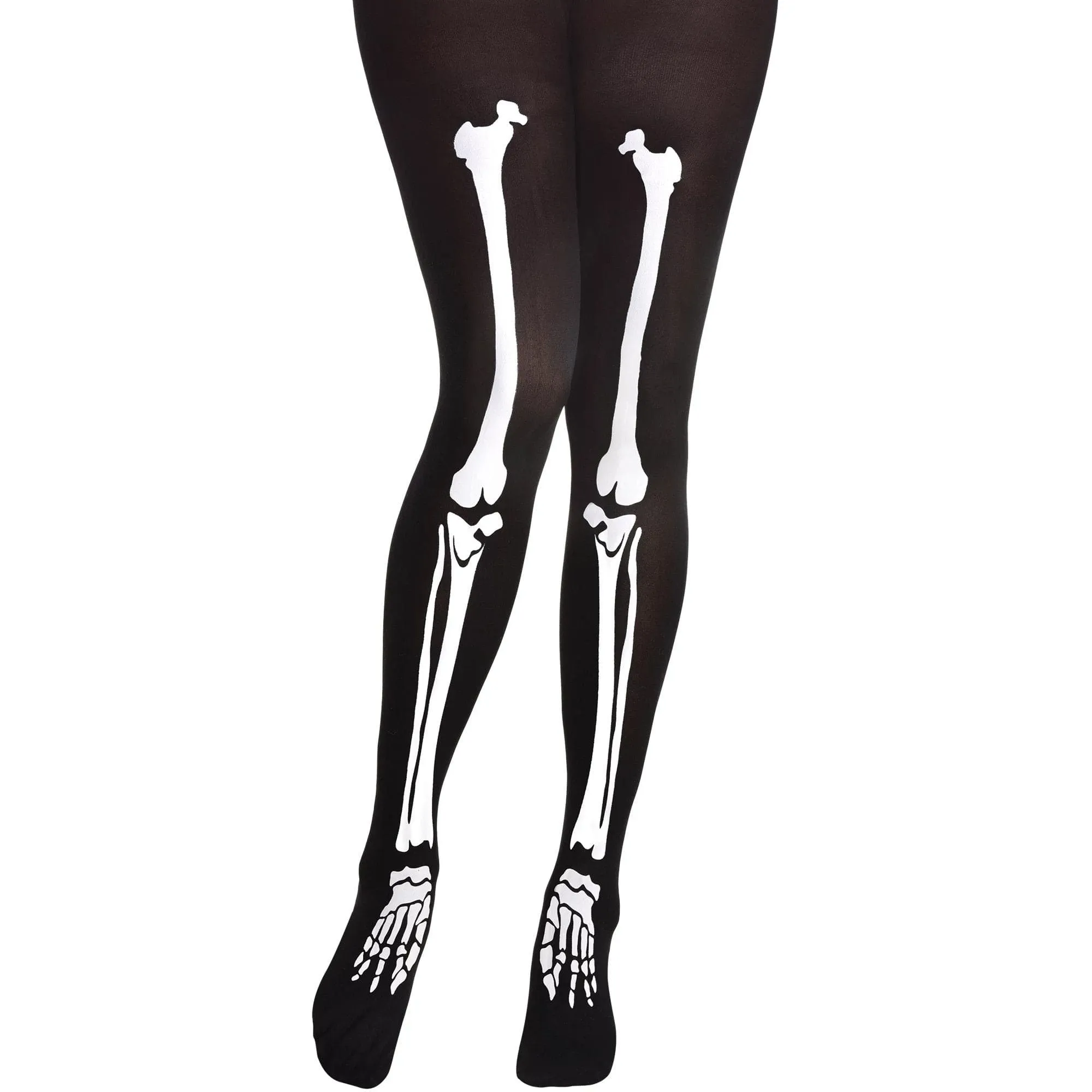 Skeleton Tights  Adult