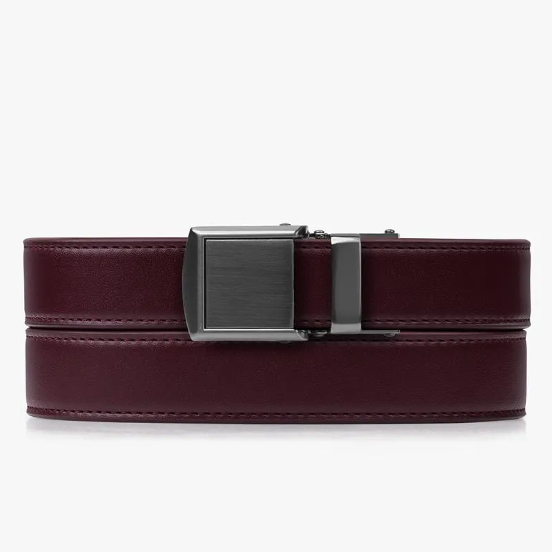 Skinny Merlot Belt (Custom)