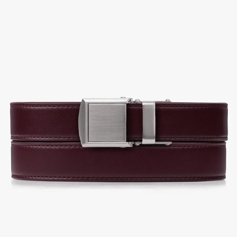 Skinny Merlot Belt (Custom)