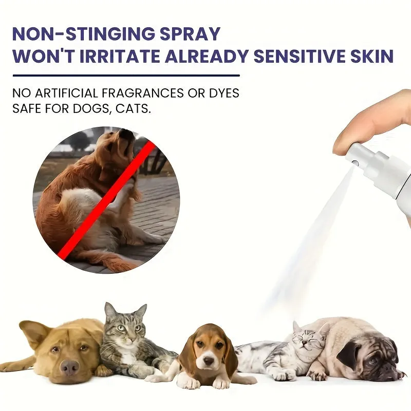 Soothing  Cleansing Pet AntiItch Spray for Dogs and Cats