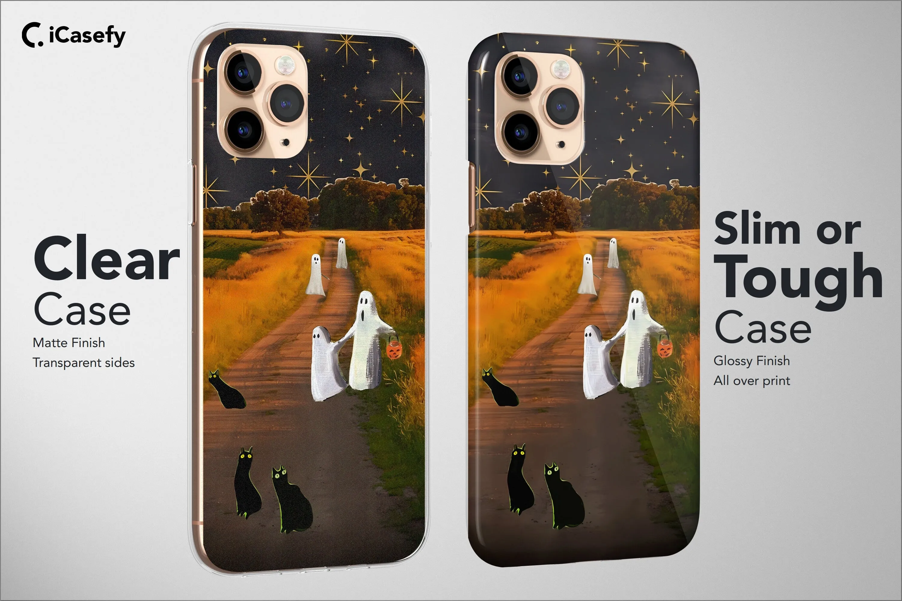 Spooky Phone Case Ghost Scary Horror Cover