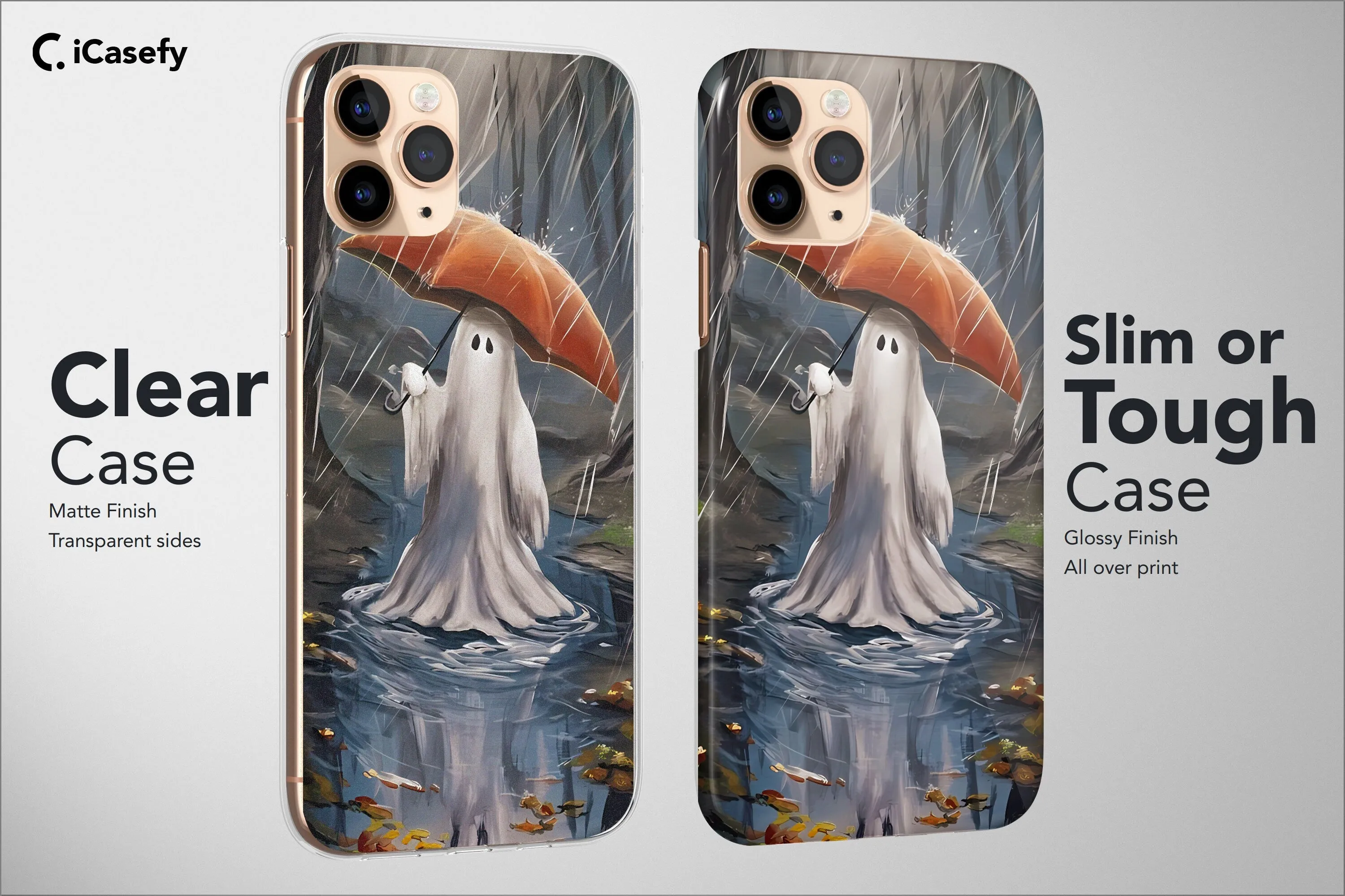 Spooky Phone Case Ghost Scary Horror Cover