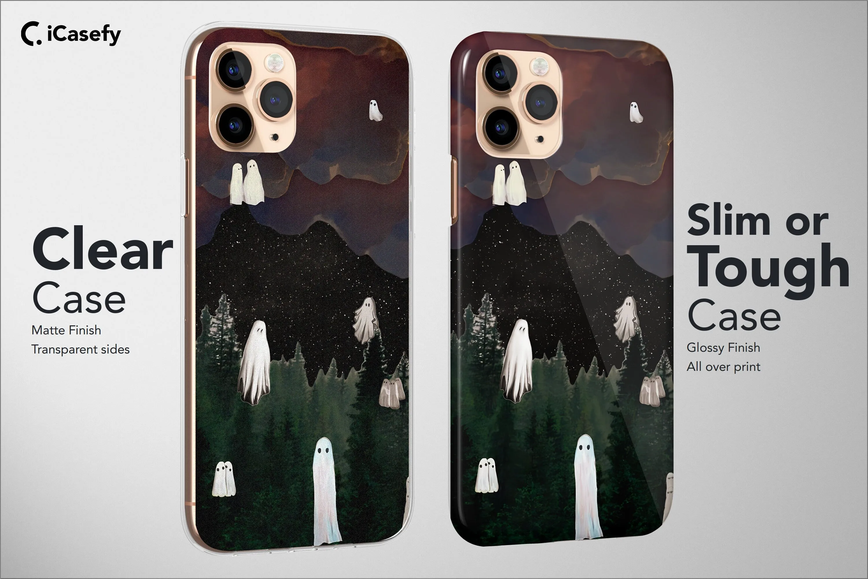 Spooky Phone Case Ghost Scary Horror Cover