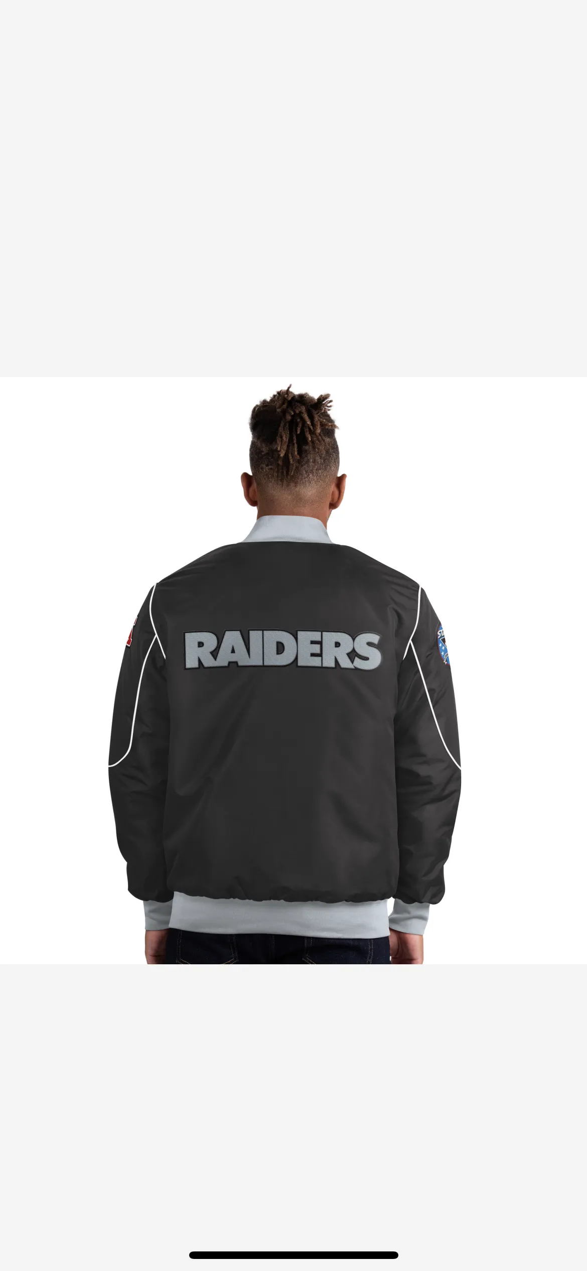 Starter Las Vegas Raiders Stripe Jacket