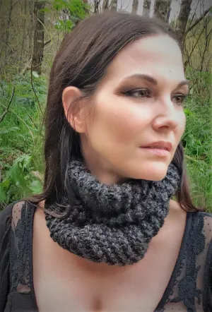 The Evening Storm Handmade Infinity Scarf