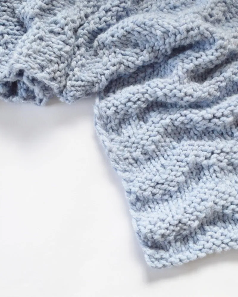 Zaggy Super Scarf - Downloadable Chunky Knitting Pattern